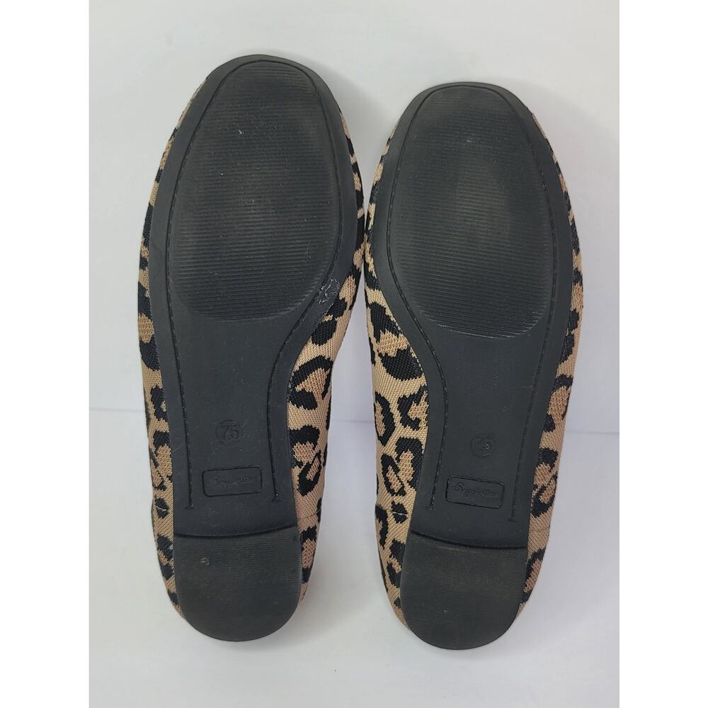 Seychelles Leopard Print Knit Ballet Flats Memory Foam Insoles Women's Size 7.5 - Picture 8 of 11